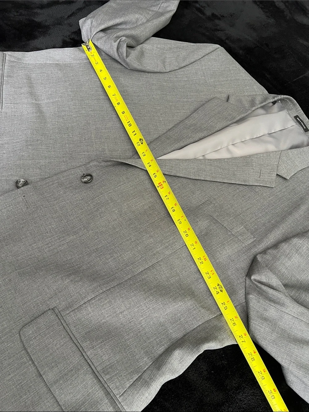 Wool blend Light Gray Blazer